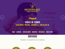 Tablet Screenshot of neotenia.net
